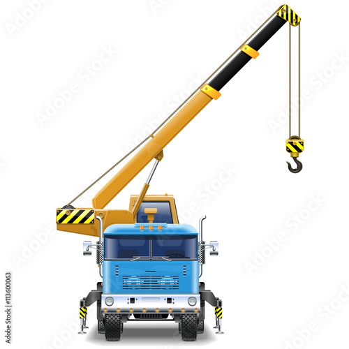 Vector Truck Crane