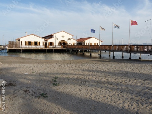 VISTA DE LA PLAYA EN LOS ALCÁZARES,MAR MENOR,MURCIA,ESPAÑA
