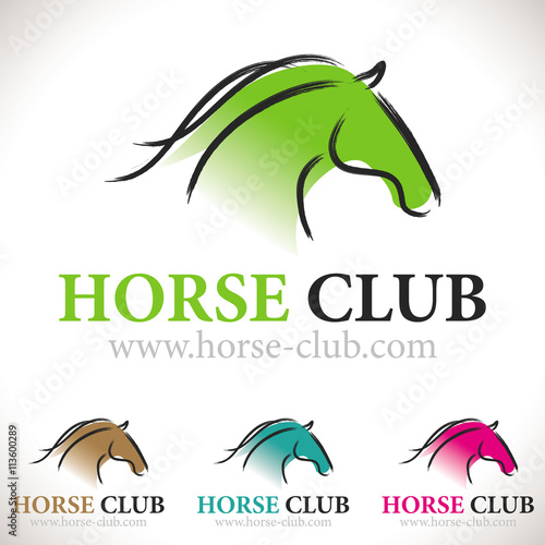 logo cheval équitation centre équestre