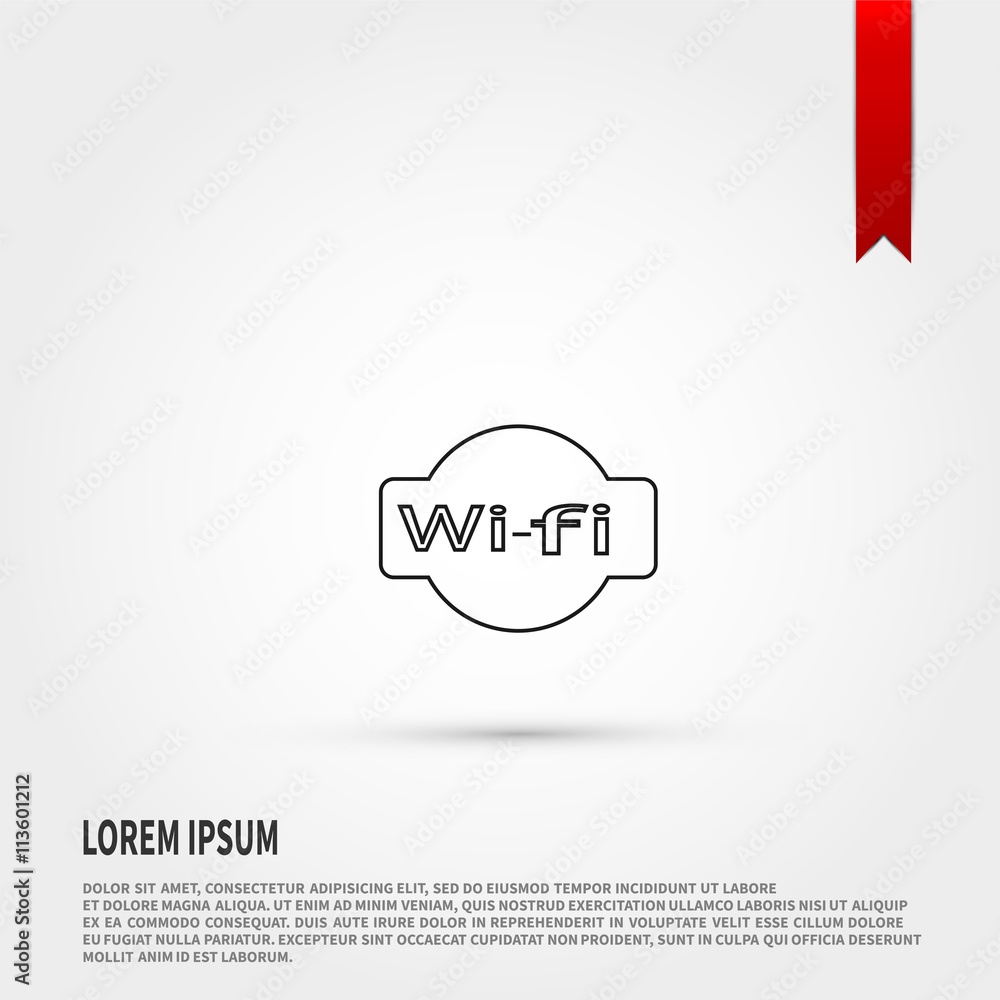 Fototapeta premium Wireless icon.