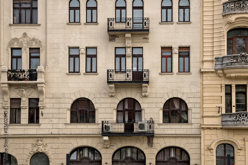 Photography Old traditional architecture with modern elements in Budapest Hu