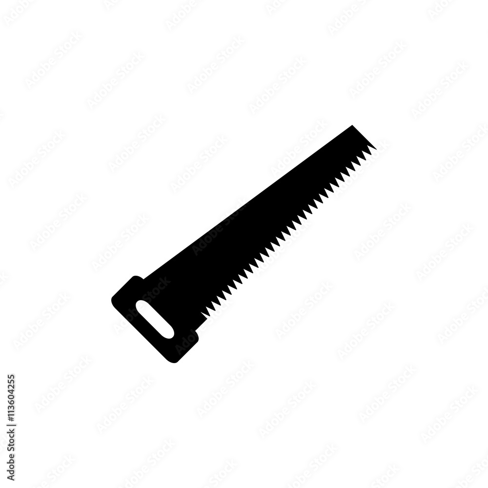 Saw icon. Vector illustration Saw icon. Vector illustration