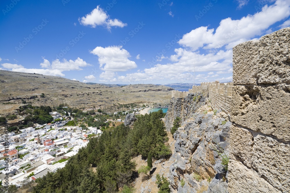 Castle in Lindos, Rhodes
