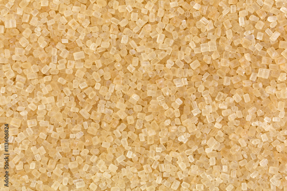 Turbinado sugar close view Turbinado sugar close view