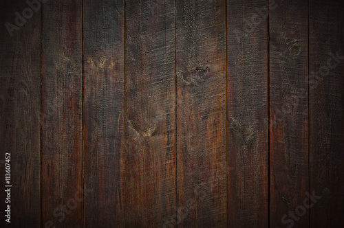 dark brown wooden planks