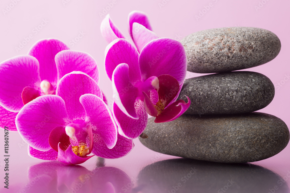 Fototapeta premium Spa stones.