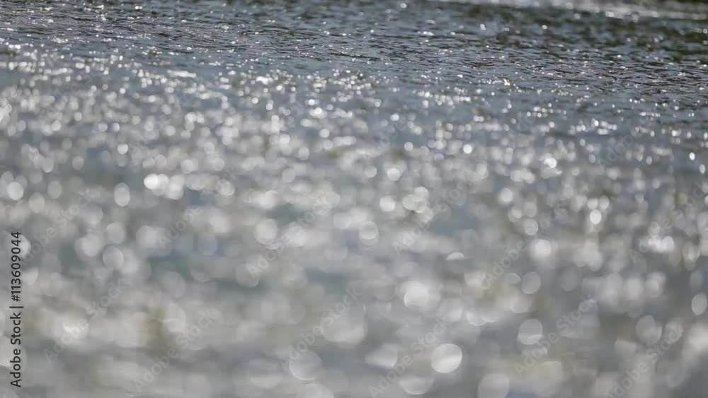 water flowing in the river
