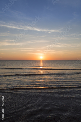 ocean landscape with sunset for backgrounds © Armin Staudt