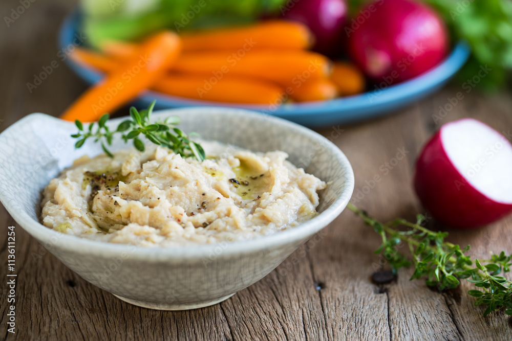 Cannellini or White beans dip Cannellini or White beans dip
