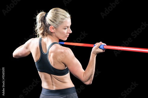 Athlete preparing to throw javelin © WavebreakmediaMicro
