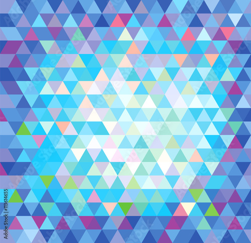 Abstraktes Muster blau