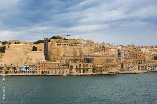 View of Valletta city walls