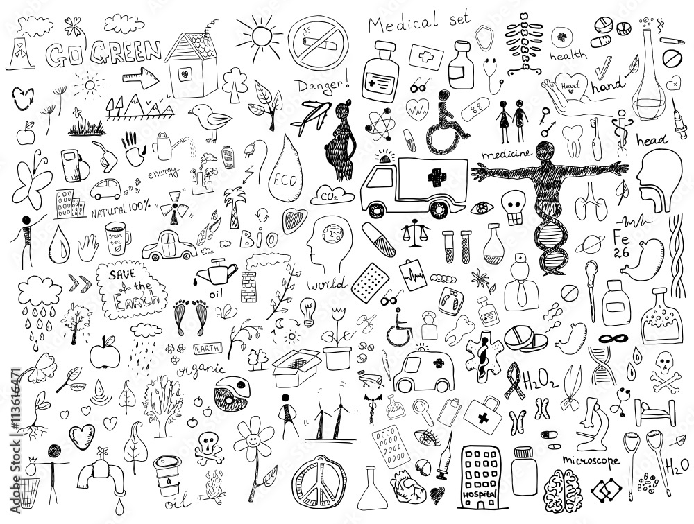Health care doodles