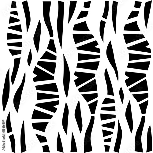 Intermittent decorative black spots. Vector seamless patterns.