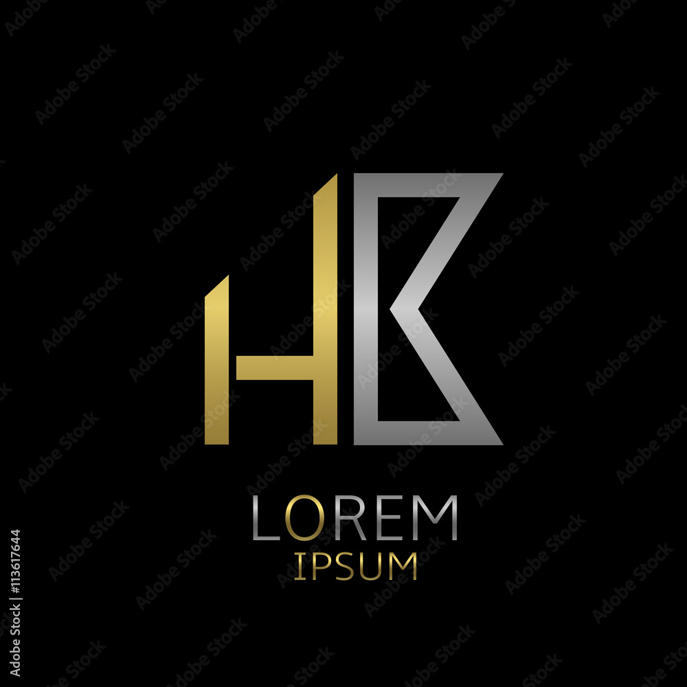 HB letters logo HB letters logo