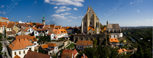 Panoramic view of town Znojmo. Morava. Czech Republic photo