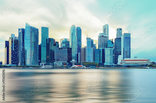 View of central Singapore skyline © lena_serditova