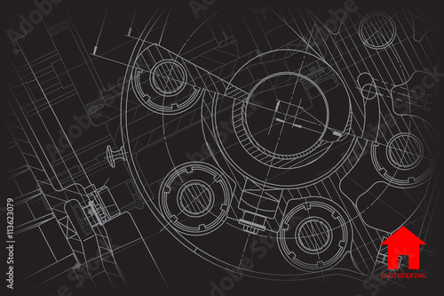 Vector architect background