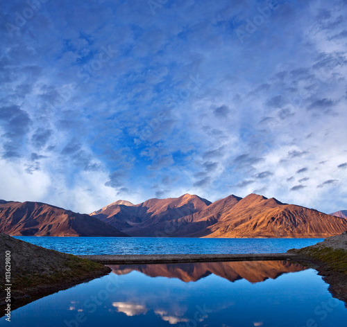 Pangong Tso Lake in Ladakh, North India © Zzvet
