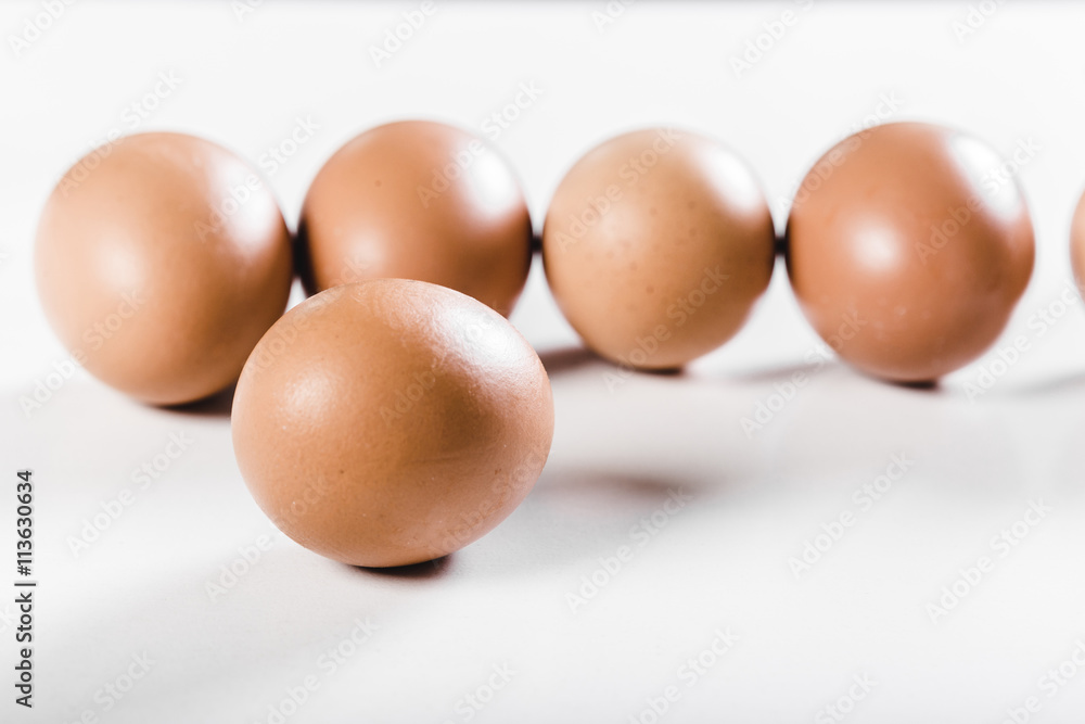 eggs isolated on white background eggs isolated on white background