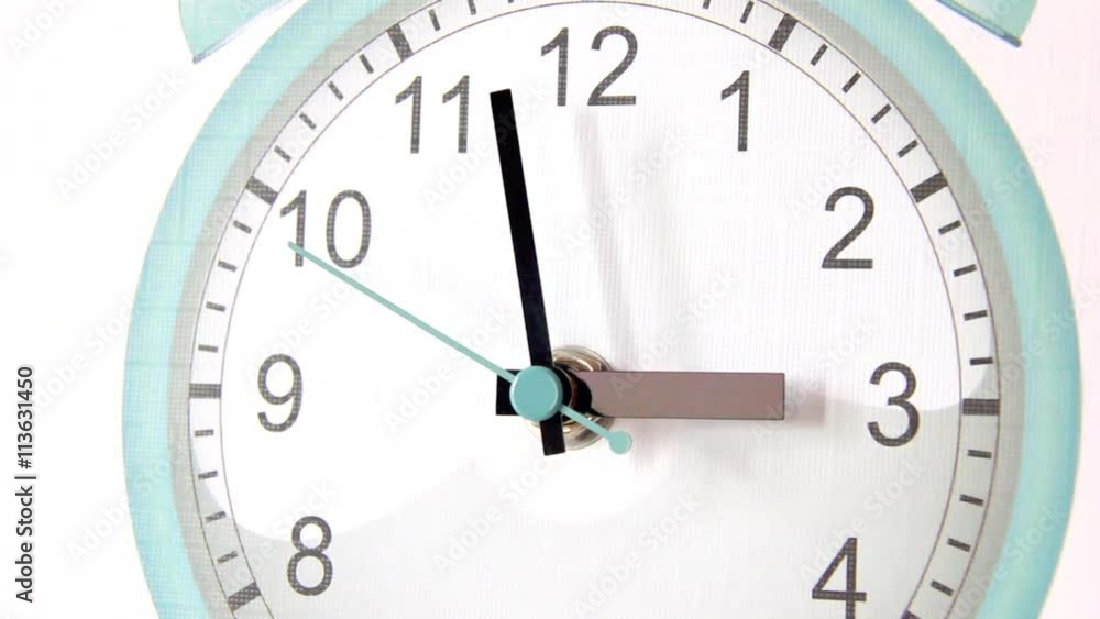 Crop View Of Face Analog Clock At Couple Minutes To Three O'Clock. Crop View Of Face Analog Clock At Couple Minutes To Three O'Clock.