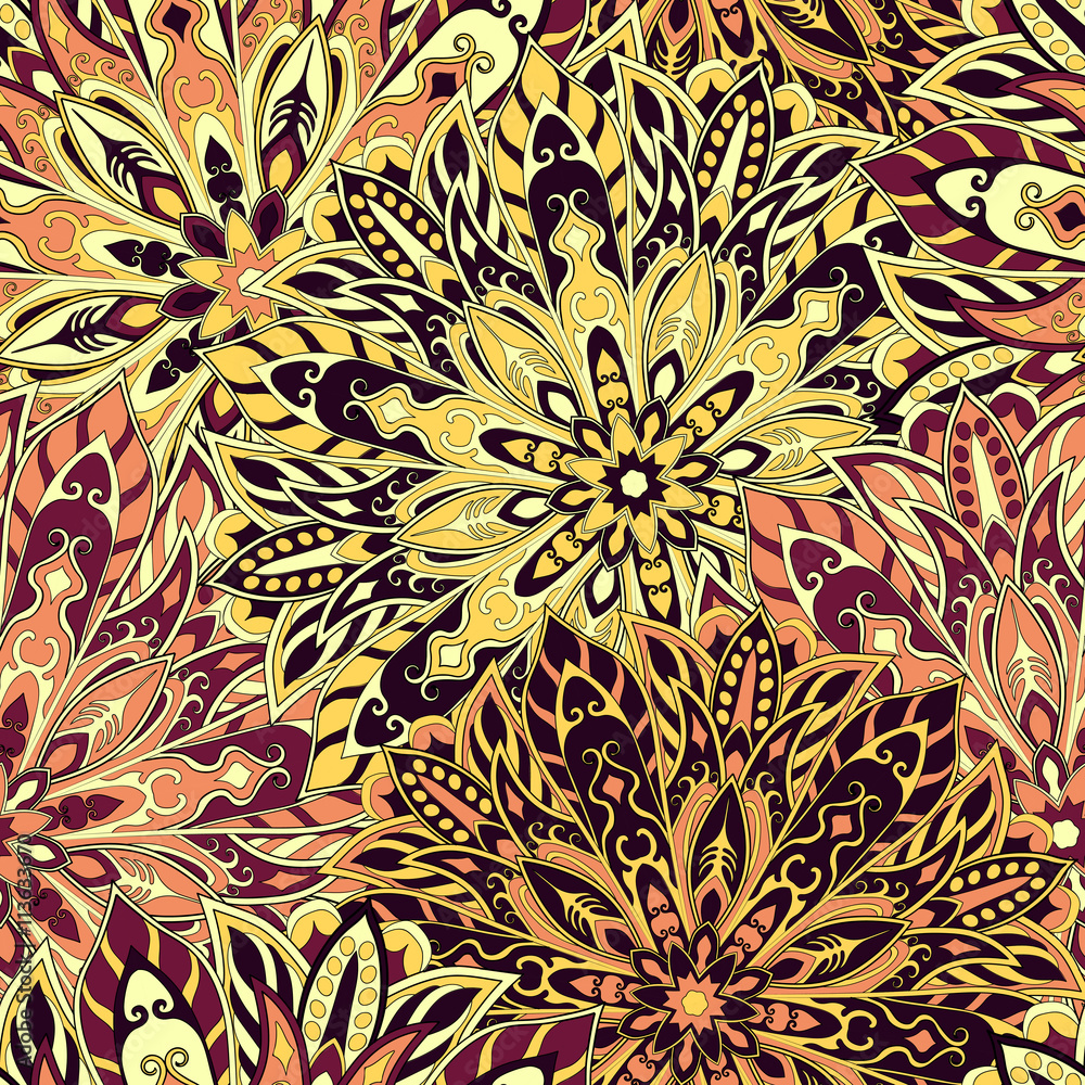 Seamless mandala pattern Seamless mandala pattern
