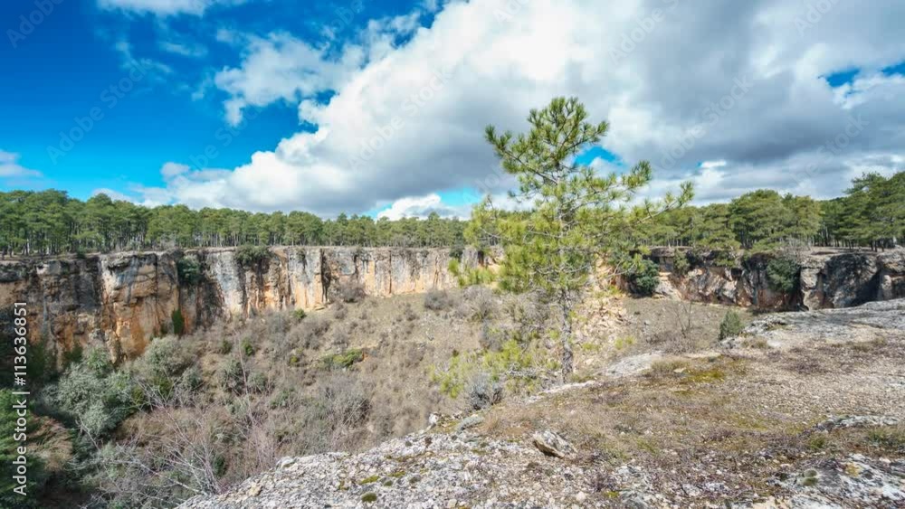 Wide angle sliding camera time lapse of deep collapse, Cuenca Wide angle sliding camera time lapse of deep collapse, Cuenca