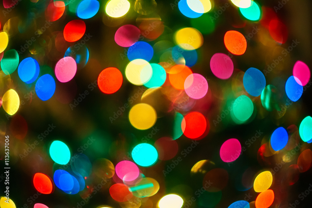 Christmas Bokeh background illuminated Christmas Bokeh background illuminated