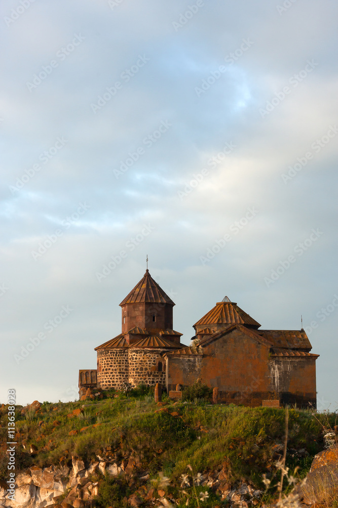 Church of Airavank on the coast of the Lake of Sevan, Armenia Church of Airavank on the coast of the Lake of Sevan, Armenia