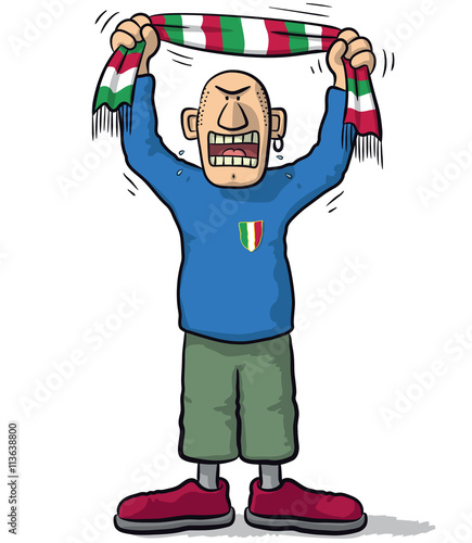 soccer fan Italy