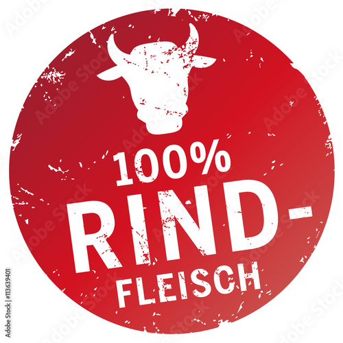 Button 100% Rindfleischmit Stierkopf