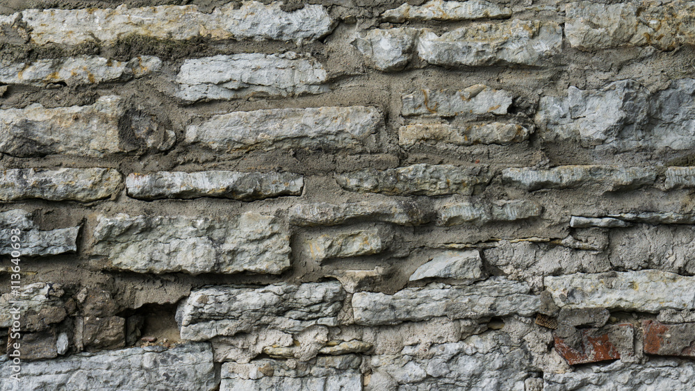 background texture of stone wall. pavement