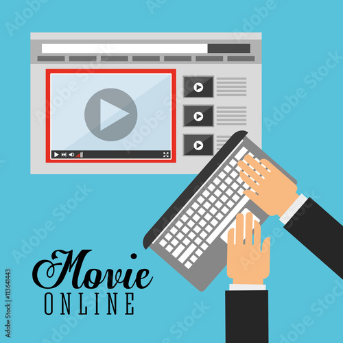 movie online design 