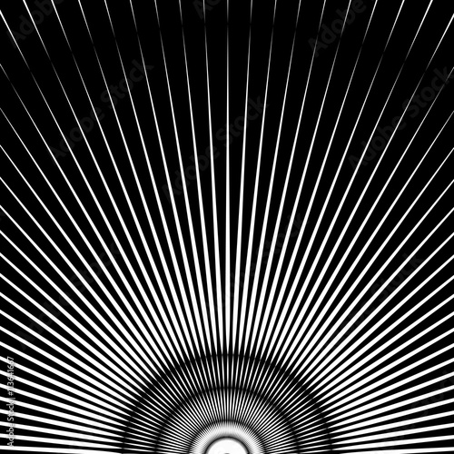 The rays of white light through the darkness