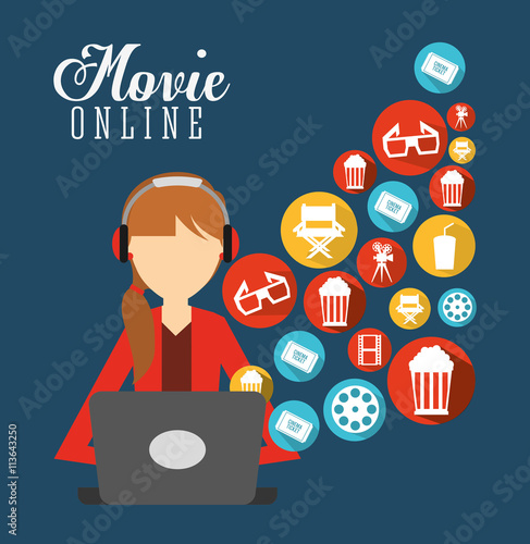 movie online design 