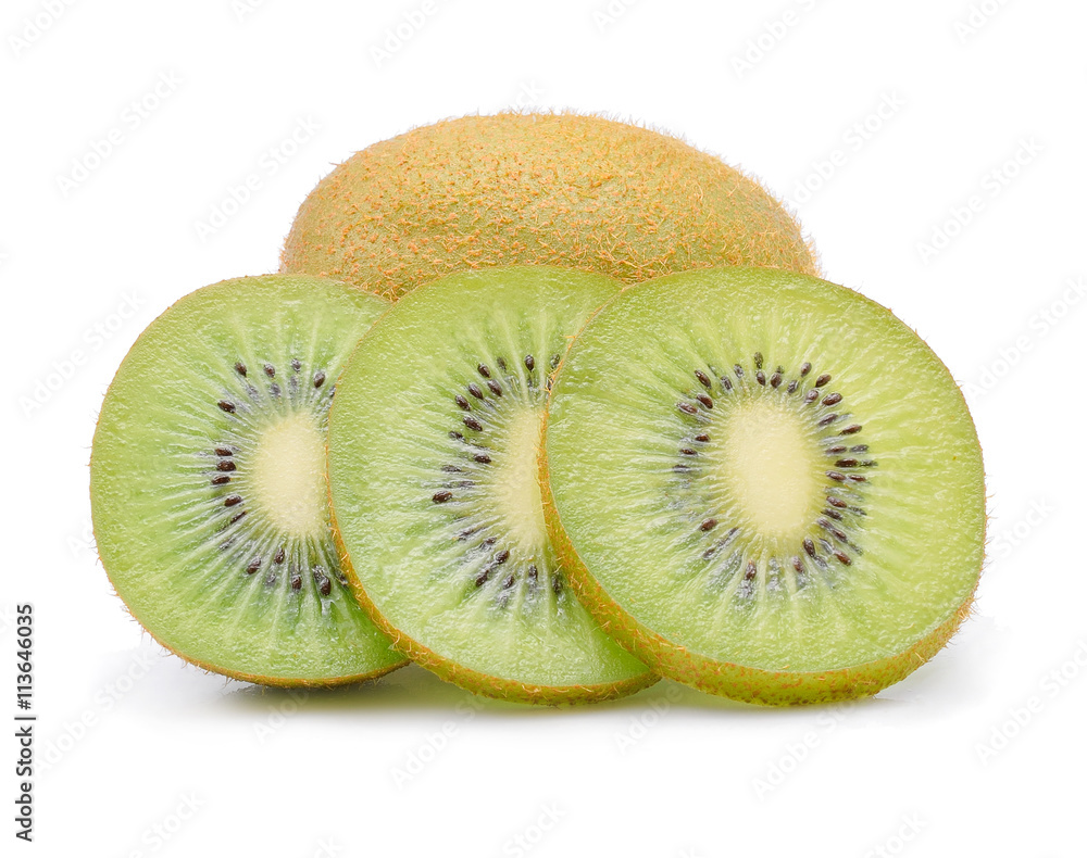 Fototapeta premium Kiwi fruit isolated on white