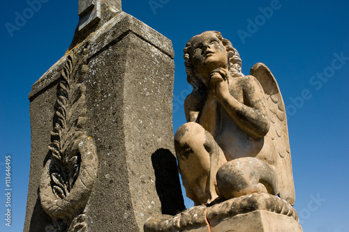 het kerkhof van carcassonne in de languedoc-rousillon, Frankrijk photo