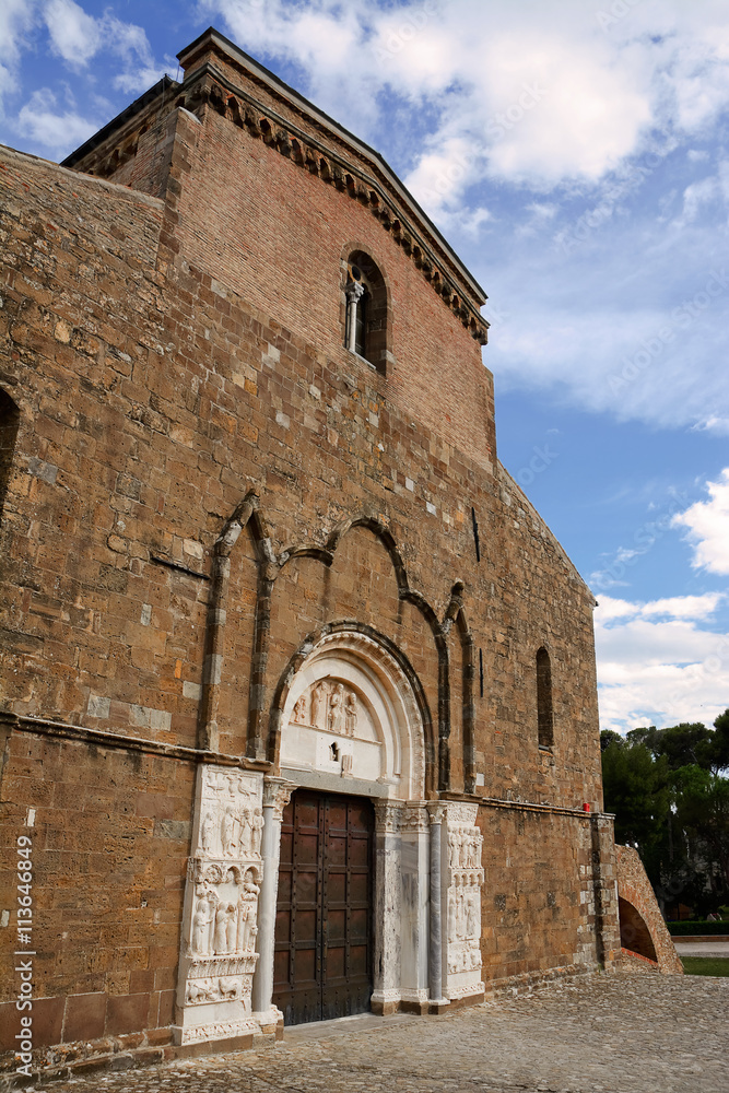 abbey of San Giovanni in Venere in Fossacesia (Italy)