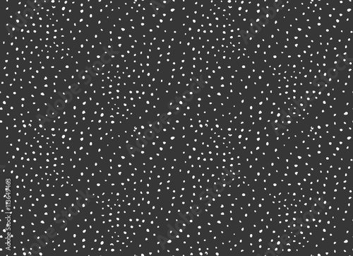 Dots and splashes on black