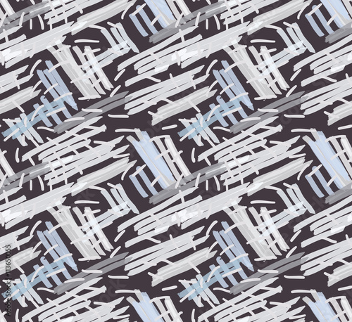 Marker hatched gray shades on brown