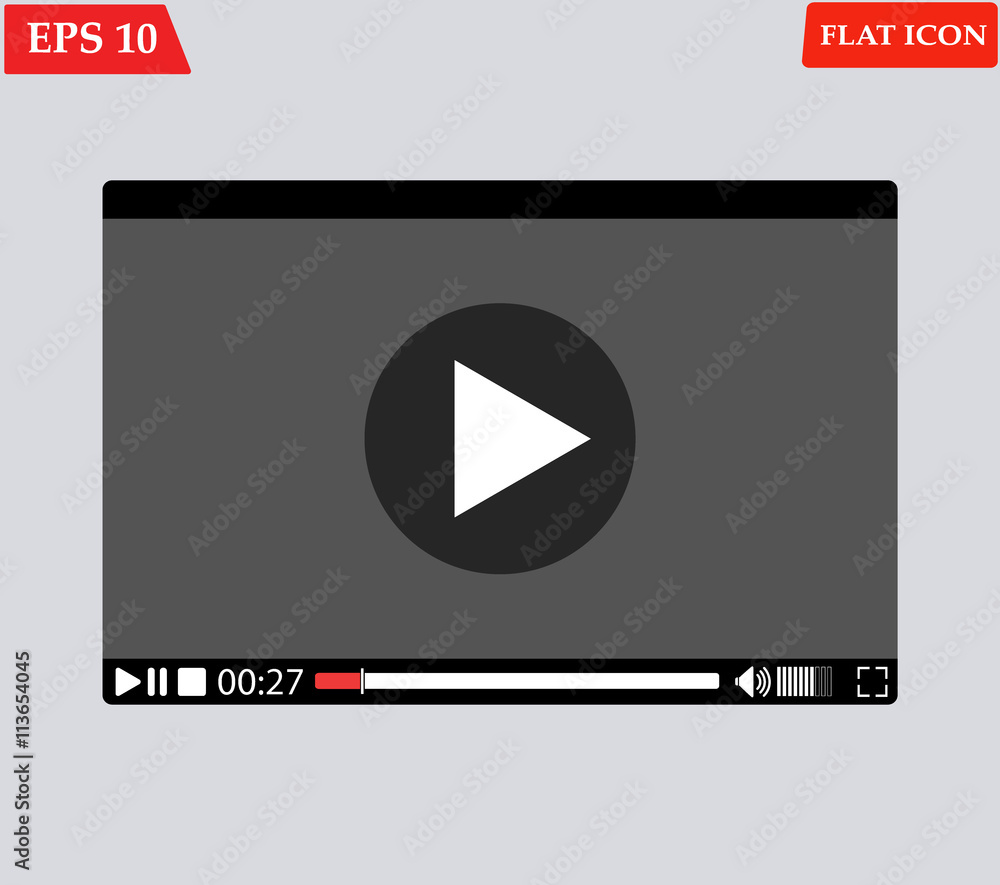 Video player icon Video player icon