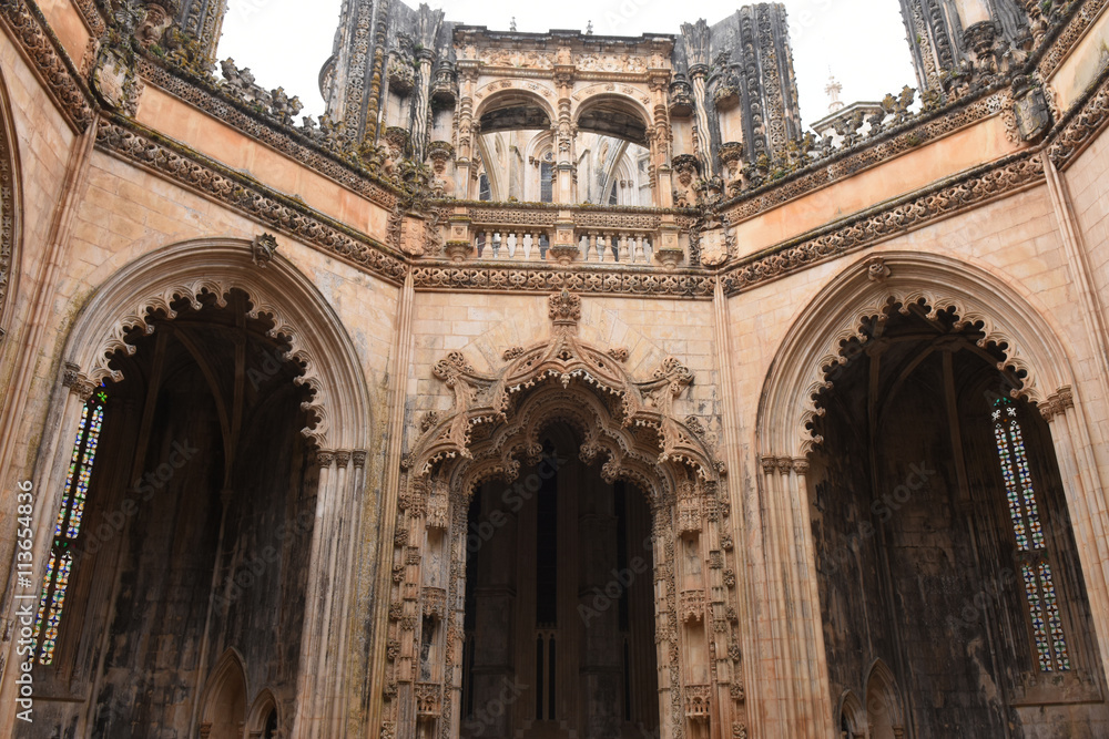   Unfinished Chapels at Monastery of Santa Maria da Vitoria, Batalha, Portugal