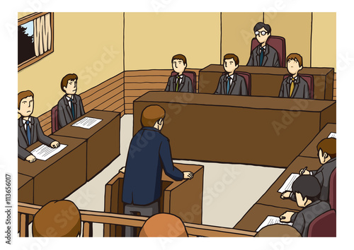 裁判のイメージイラスト