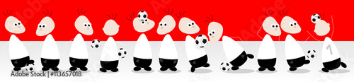 Fußball Manschaft Polen