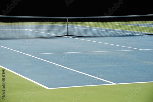 close up on tennis court © nd700