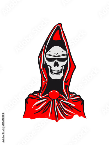 Death hooded robe evil sunglasses