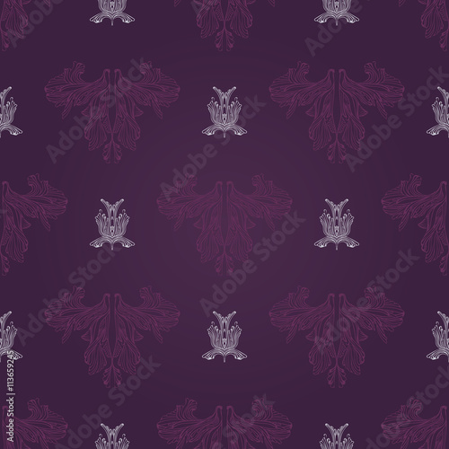 Simple seamless purple pattern