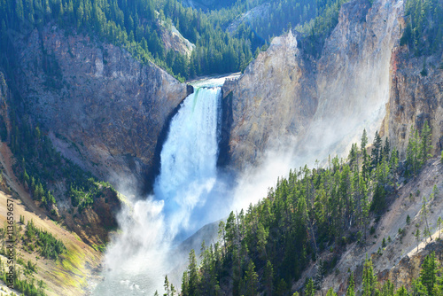 Lower Falls in the Grand Canyon of the Yellowstone, Wyoming photo