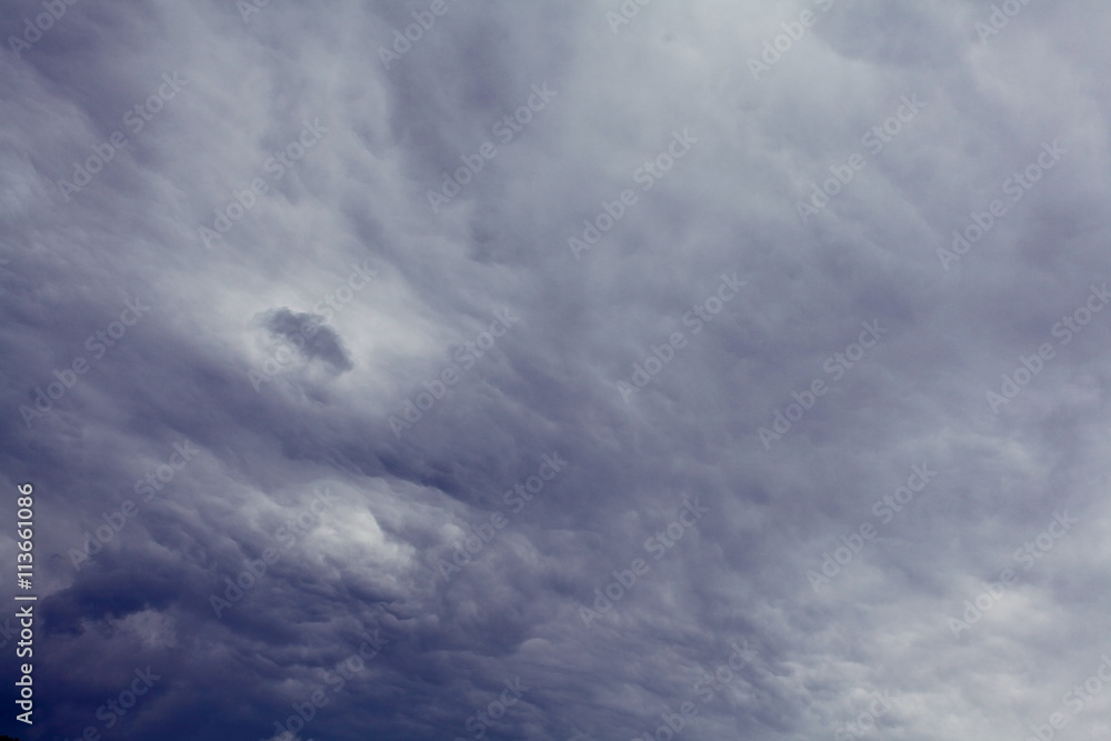 Obraz premium gloomy gray sky texture cloud