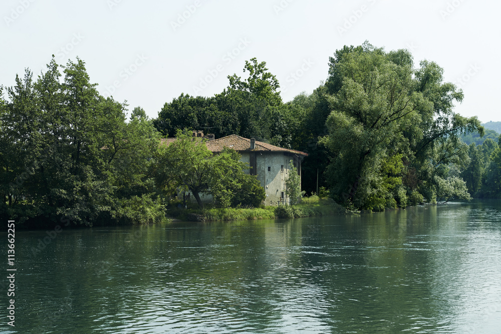 Fototapeta premium fiume adda